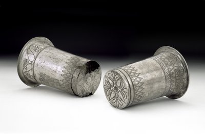 Gobelets en argent avec décoration incisée, Ve siècle av. J.-C. - Thracian